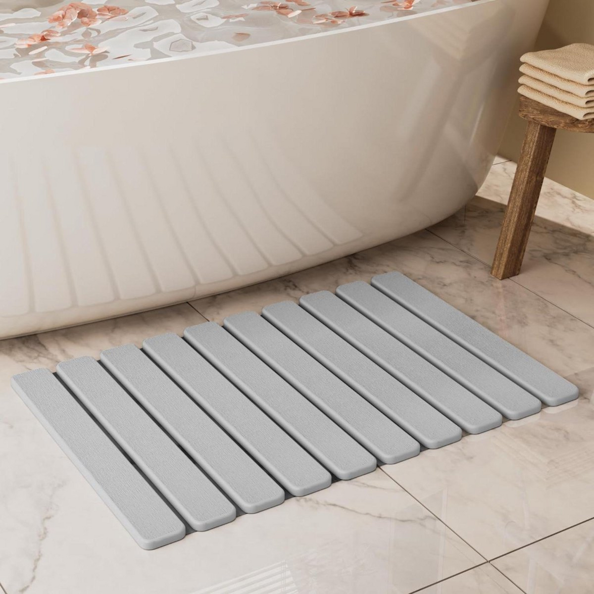 Fyndium Stonefold quick-dry stone bath mat – image 3