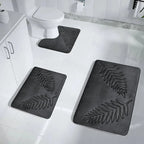 Badrumsmattor i memory foam – set om 3