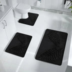 Badrumsmattor i memory foam – set om 3