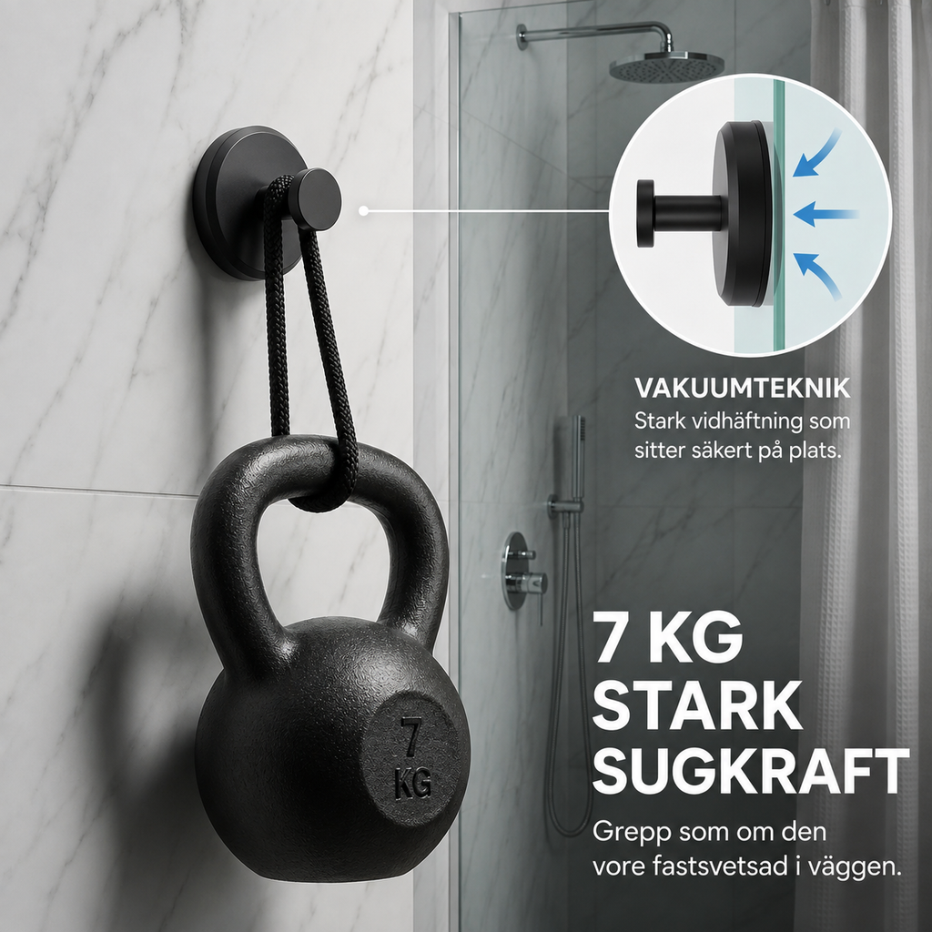 Fyndium Twist & Lock suction hooks 4-pack – image 2