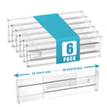 Justerbara lådinsatser – genomskinliga