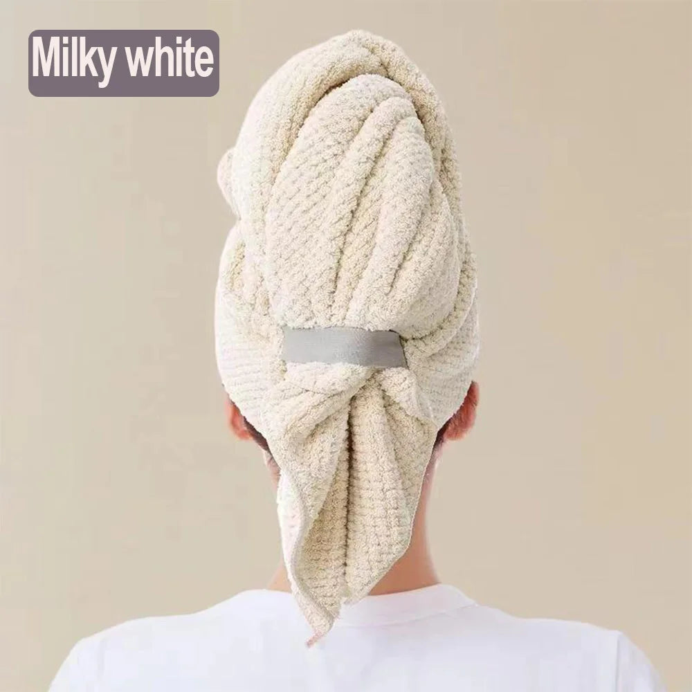 Hårhandduk i mikrofiber – snabbtorkande turban