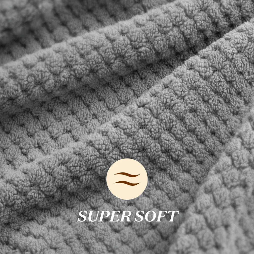 Hårhandduk i mikrofiber – snabbtorkande turban