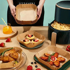 Bakplåtspapper för airfryer – 50 st