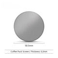 Puck screen för espresso i rostfritt stål