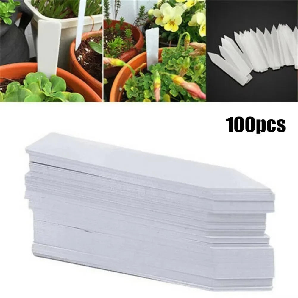Växtetiketter i plast – 100 st