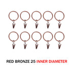 Gardinringar med clips i metall – 25 eller 32 mm – bild 9