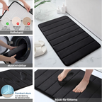 Badrumsmatta i memory foam