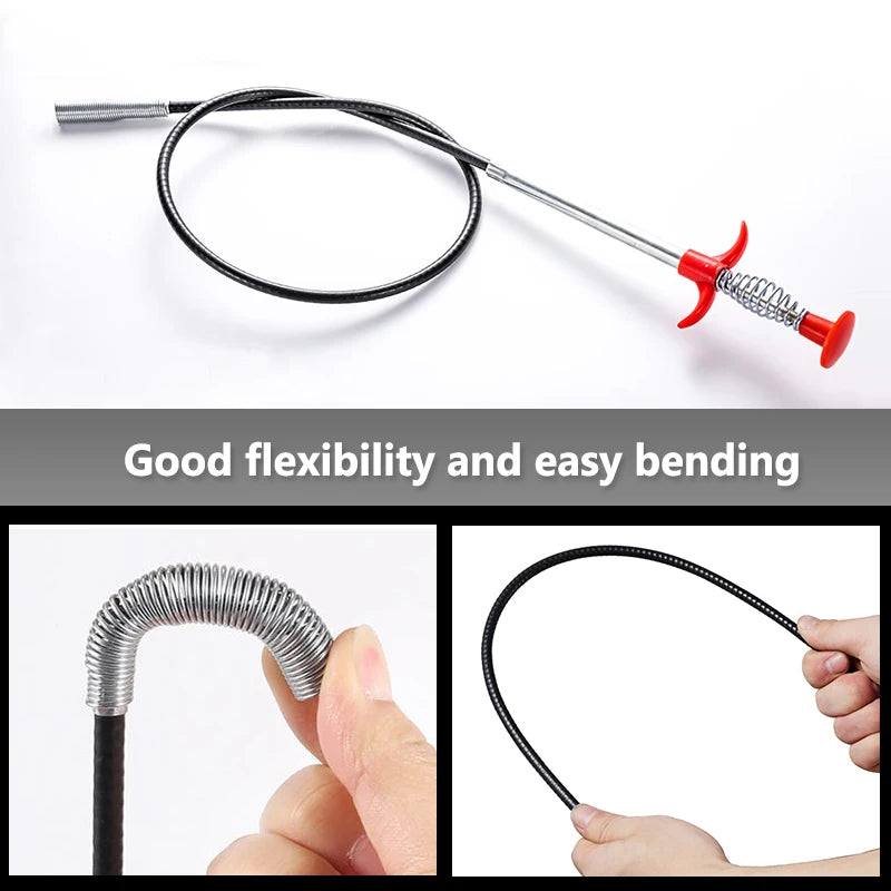 Avloppsspiral 60 cm – rensar stopp i handfat och dusch