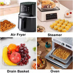 Galler för airfryer i rostfritt stål