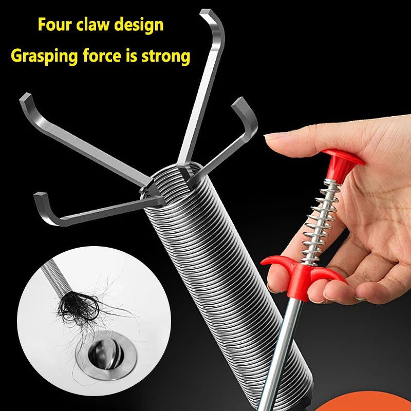 Avloppsspiral 60 cm – rensar stopp i handfat och dusch