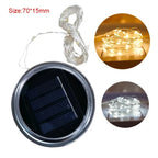Solcellslock med ljusslinga för glasburkar