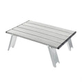 Hopfällbart campingbord i aluminium