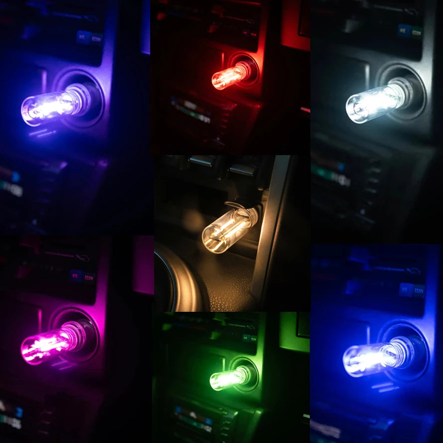 Retro glödlampa med USB och touchdimmer