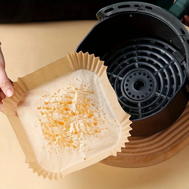 Bakplåtspapper för airfryer – 50 st