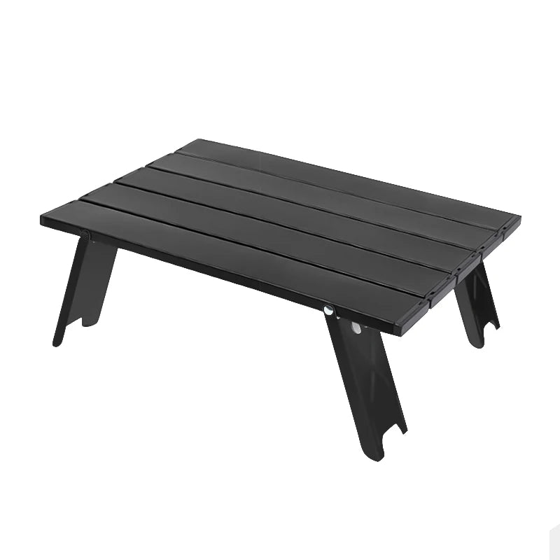Hopfällbart campingbord i aluminium