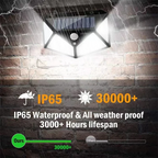 Solcellslampa med rörelsesensor – 100 LED