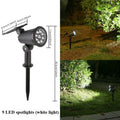 Solcellsdriven spotlight för trädgården – 9 LED