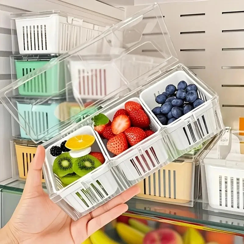 Genomskinliga kylskåpsboxar – 6-pack