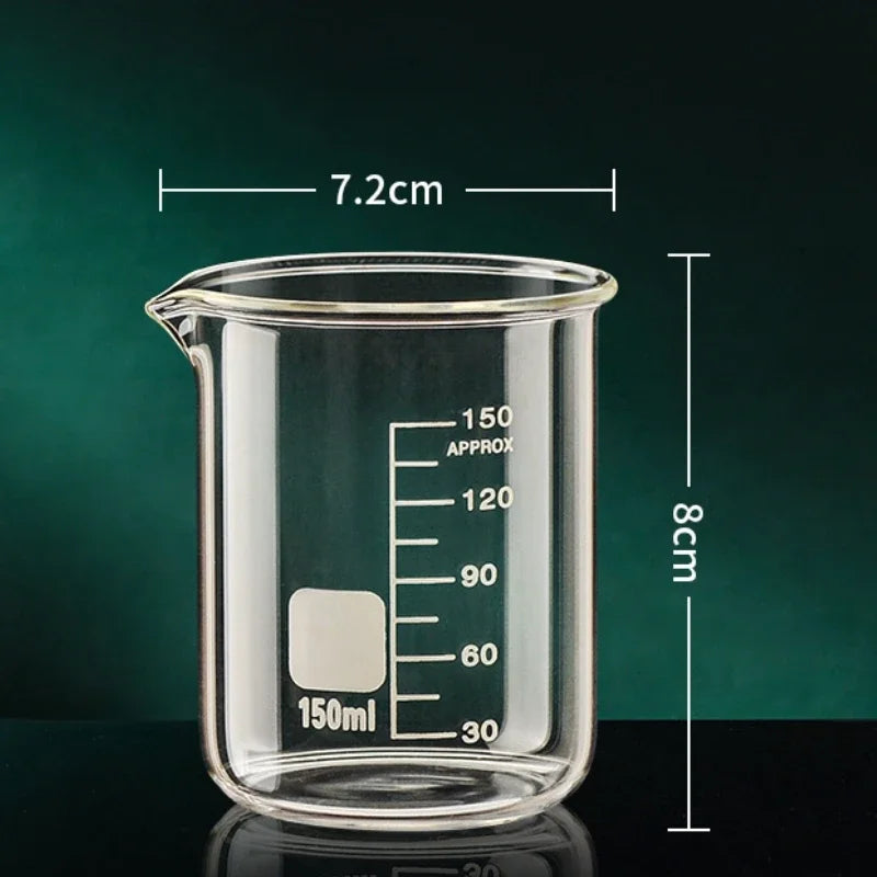 Mätglas i borosilikatglas