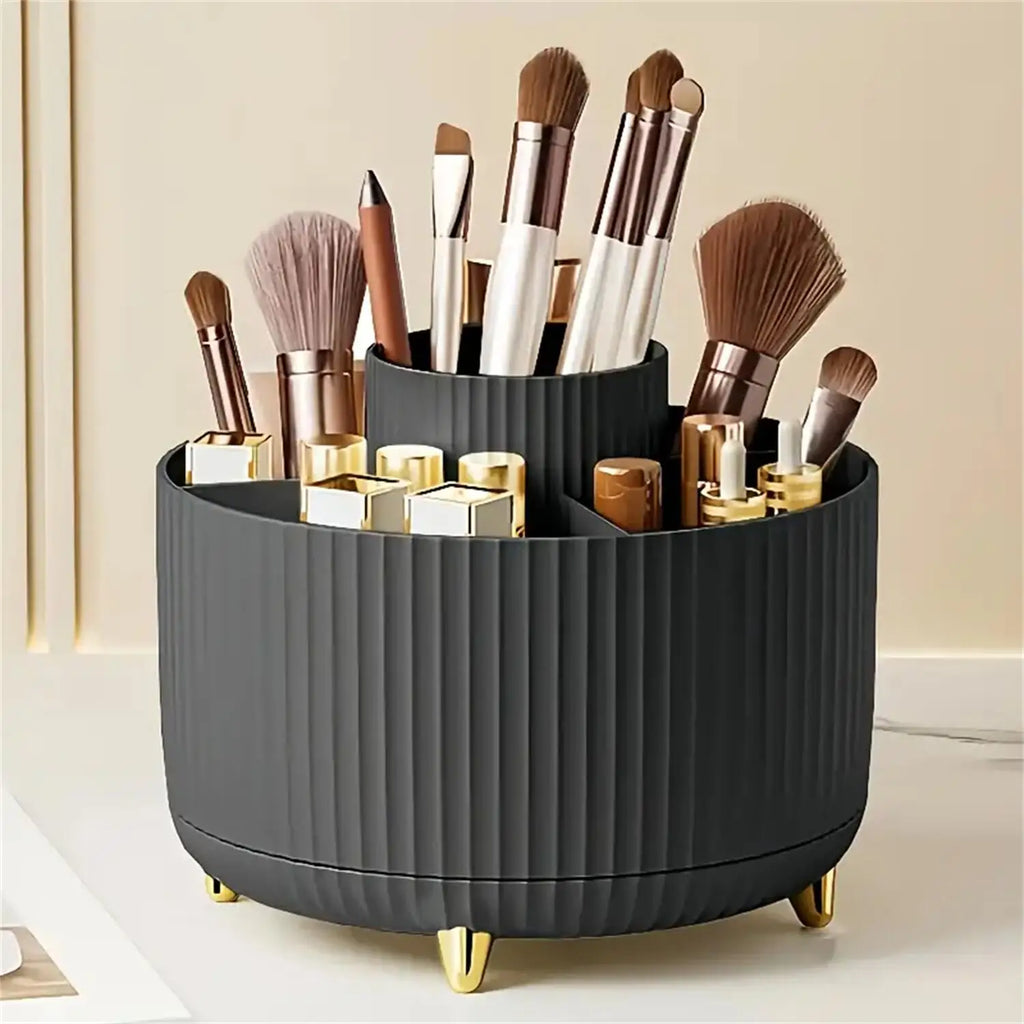 Roterande sminkorganiser med 5 fack