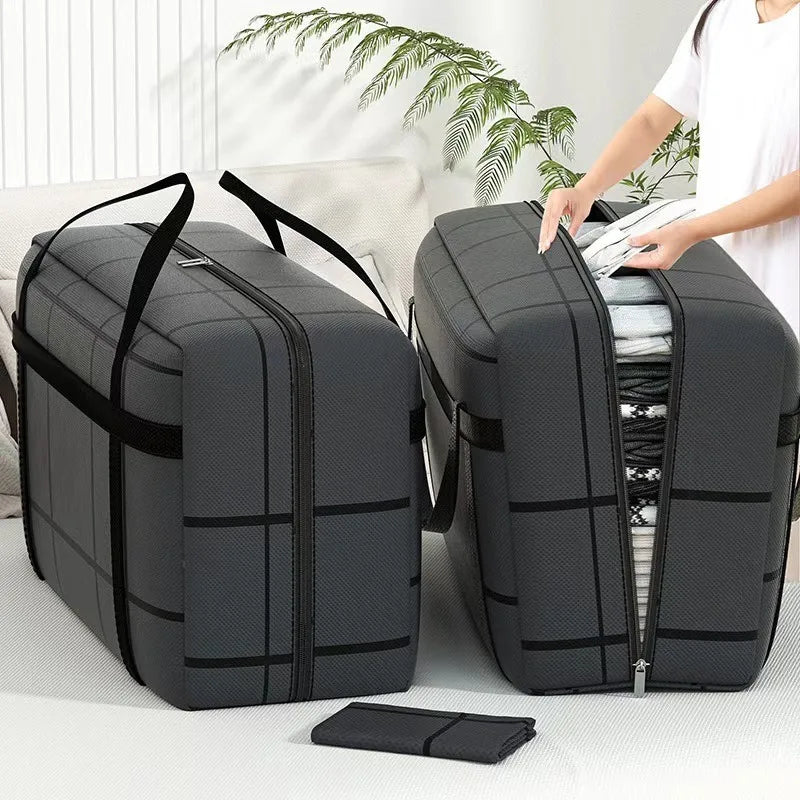 Extra stora förvaringsväskor med dragkedja – 5-pack