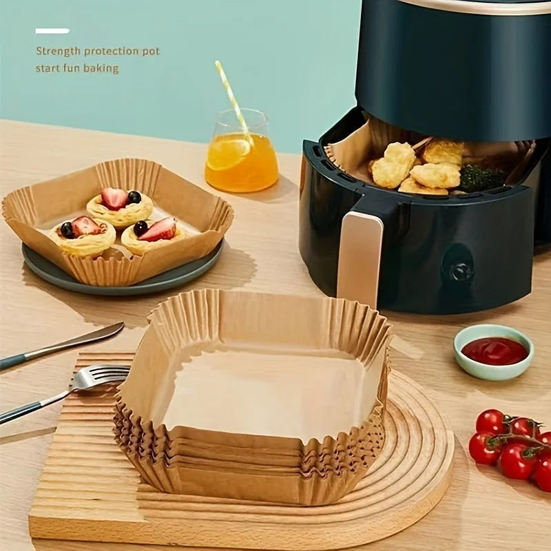 Bakplåtspapper för airfryer – 50 st