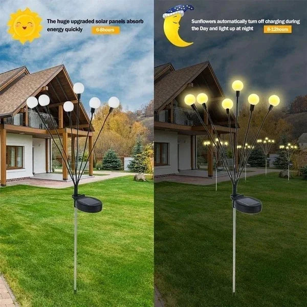 Solcellslampa eldflugor – svajande trädgårdsljus