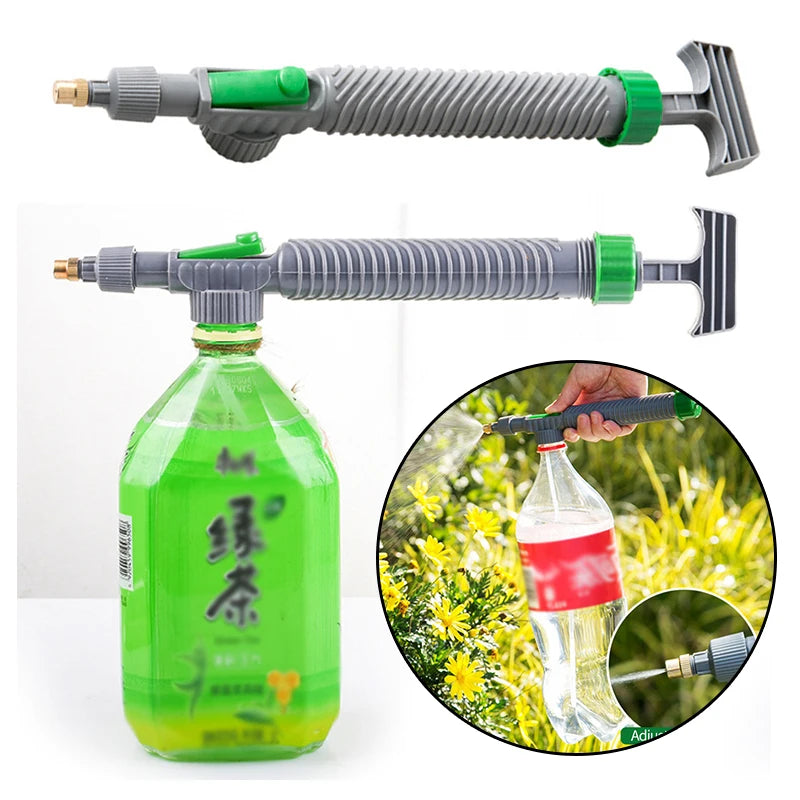 Sprutmunstycke med tryckpump för PET-flaska