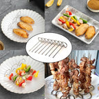 Grillspett i rostfritt stål